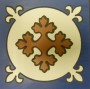 Donard Victorian Ascot Porcelain Inset Floor Tile 93x93mm