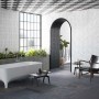 Patterned --and-- Statement Blue/Purple Large Format Over 600x600 Porcelain for Floor; Finish - Textured