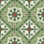 Patterned --and-- Statement Green Large Format Over 600x600 Porcelain for Floor; Finish - Textured