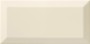 Synergy Metro Underground Bevel Bone Cream Ceramic Wall Tile 200x100mm