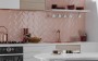 Metro Underground Bevel Blush Pink Ceramic Wall Tile 200x100mm