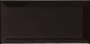 Metro Underground Bevel Black Ceramic Wall Tile  75x150mm