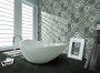 Patterned --and-- Statement Mixed Small Format 150x150 - 250x400 Porcelain for Wall/Floor; Finish - Matt