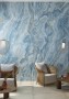 Marble Effect Blue/Purple Large Format Over 600x600 Porcelain for ; Finish - Gloss/Polished