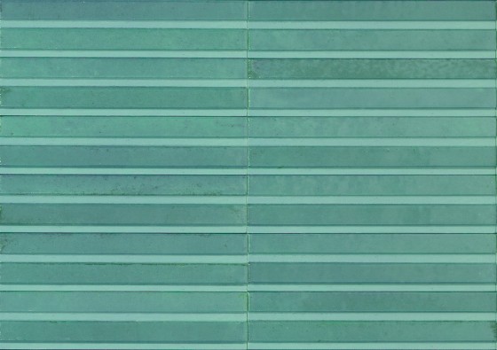 Lume Turquoise 3D Rake Structure Porcelain Wall & Floor Tile 60x240mm