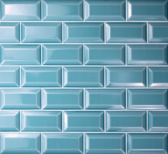 Frame Sky Deep Metro Ceramic Wall Tile 75x150mm