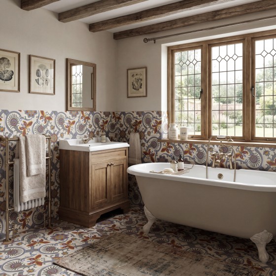 Altea Alba Porcelain Wall & Floor Tile 592x592x10mm