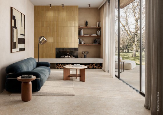 Realstone Travertino Beige Cross Porcelain Wall & Floor Tile 600x1200mm