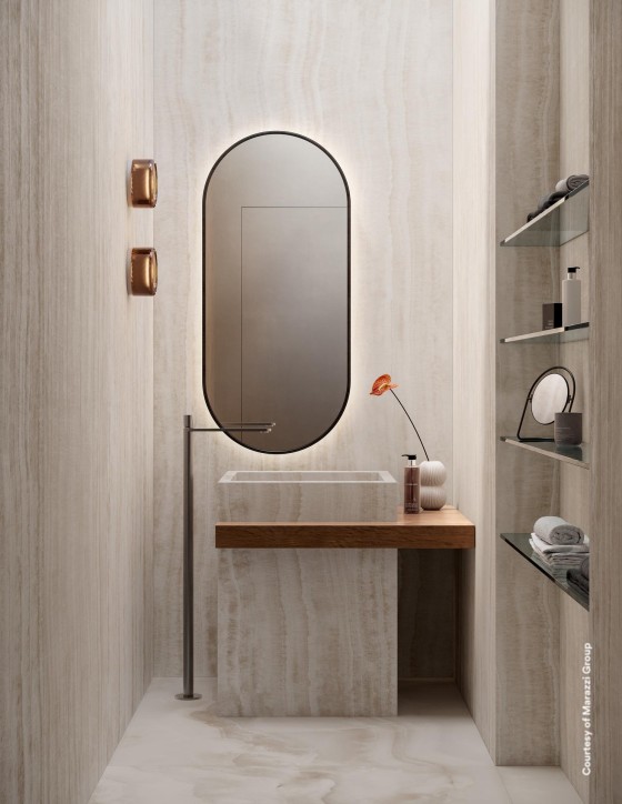 Corinthian Onyx Onice Vein Ivory Natural Porcelain Wall & Floor Tile 600x1200mm