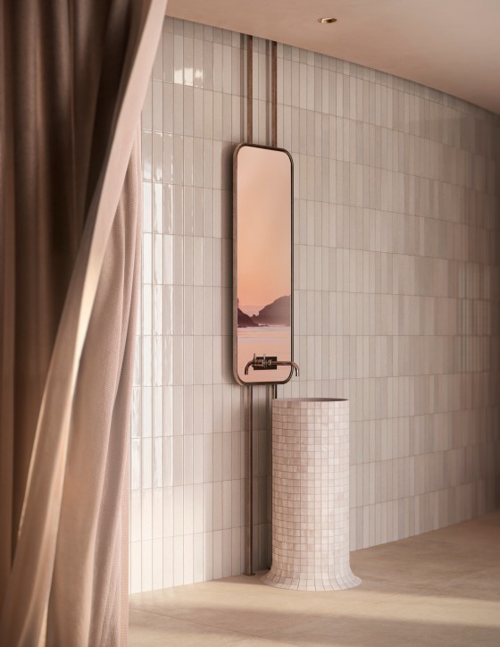 Promenade Linen Gloss Porcelain Wall & Floor Tile 60x240mm