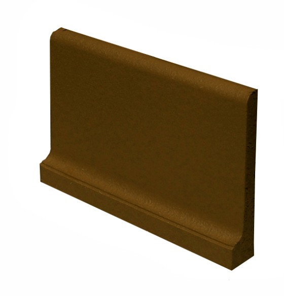 Quarry Tile Flame Brown Skirting Tile 150x150x20mm