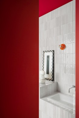 Lume White 3D Rake Structure Porcelain Wall & Floor Tile 60x240mm