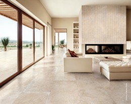 Realstone Travertino Beige Cross Décor Porcelain Wall & Floor Tile 600x1200mm