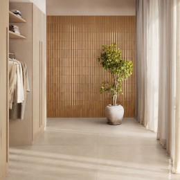 Promenade Amber 3D Gloss Porcelain Wall & Floor Tile 60x240mm