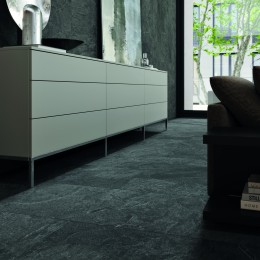 Centre Black Porcelain Wall & Floor Tile 600x1200mm