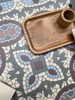 Willowbrook Camille Blue Porcelain Wall & Floor Tile 150x150mm