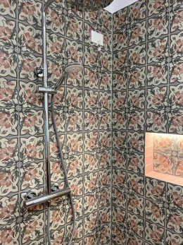 Willowbrook Jospehine Pink Porcelain Wall & Floor Tile 150x150mm