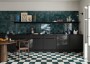 Lume Blue Gloss Porcelain Wall & Floor Tile 100x100mm