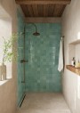 Lume Turquoise Gloss Porcelain Wall & Floor Tile 100x100mm