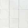 Lume White 3D Dew Décor Gloss Porcelain Wall & Floor Tile 100x100mm
