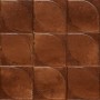 Lume Caramel 3D Dew Décor Gloss Porcelain Wall & Floor Tile 100x100mm