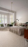 Patterned --and-- Statement Ivory/Cream/Beige Medium Format 260x410 - 595x595 Porcelain for Wall/Floor; Finish - Matt