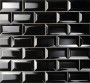 Small Format Black/Dark Grey Smaller Format Under 150x150 Ceramic for Wall; Finish - Gloss/Polished