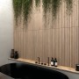 Forma Wood Camel Slat Effect Silk Ceramic Wall Tile 300x900mm