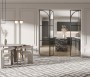 Patterned --and-- Statement Black/Dark Grey Medium Format 260x410 - 595x595 Porcelain for Wall/Floor; Finish - Natural