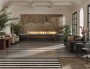 Patterned --and-- Statement Black/Dark Grey Medium Format 260x410 - 595x595 Porcelain for Wall/Floor; Finish - Natural