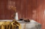 Promenade Ruby 3D Gloss Porcelain Wall & Floor Tile 60x240mm
