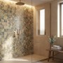 Patterned --and-- Statement Mixed Small Format 150x150 - 250x400 Porcelain for Wall; Finish - Satin
