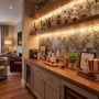 Patterned --and-- Statement Mixed Small Format 150x150 - 250x400 Porcelain for Wall; Finish - Satin