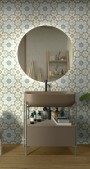 Patterned --and-- Statement Blue/Purple Small Format 150x150 - 250x400 Porcelain for Wall/Floor; Finish - Matt