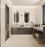 Stone effect Ivory/Cream/Beige Large Format Over 600x600 Porcelain for Wall/Floor; Finish - Matt