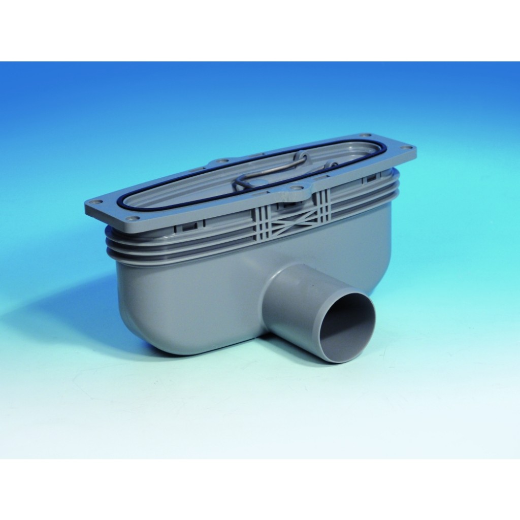 Phlexiline Living Floor Waste & Trap 50mm Side Outlet Tile