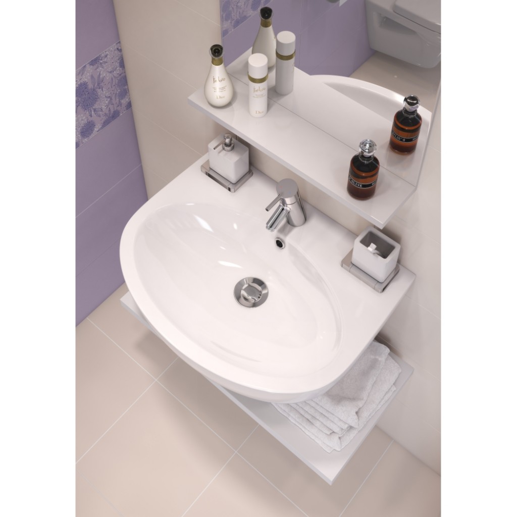 Flow Wash Basin 1 Tap Hole 550x425