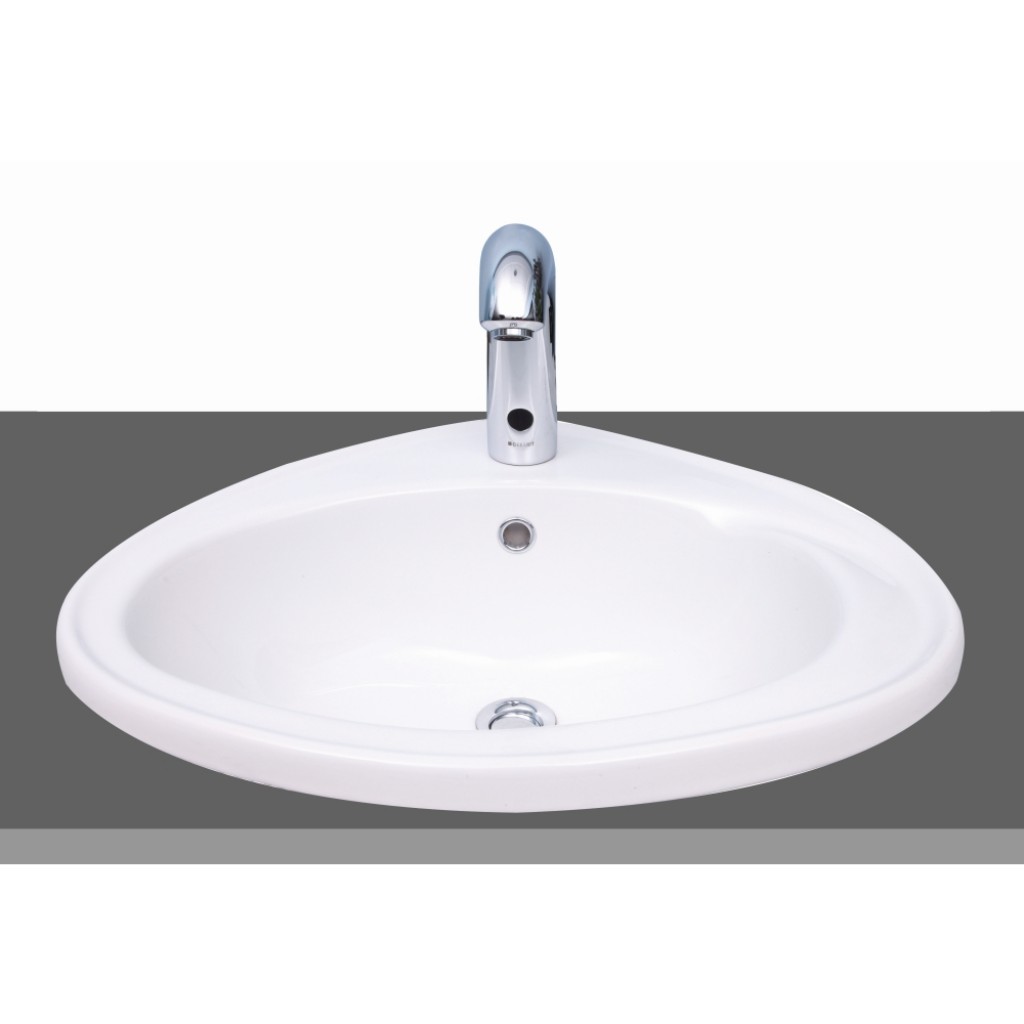 Modern Countertop Basin 2 Tap Hole 500