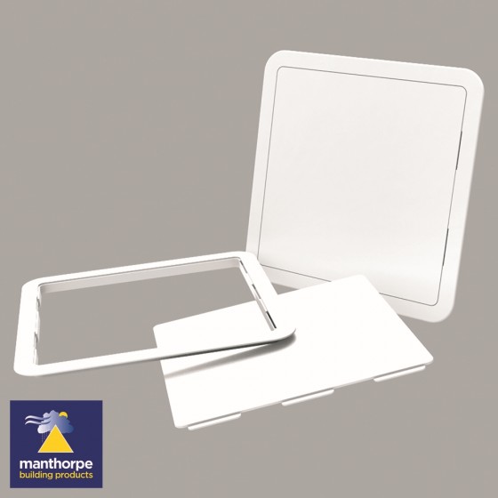 N&C High Impact Polystyrene Access Panel 300x300