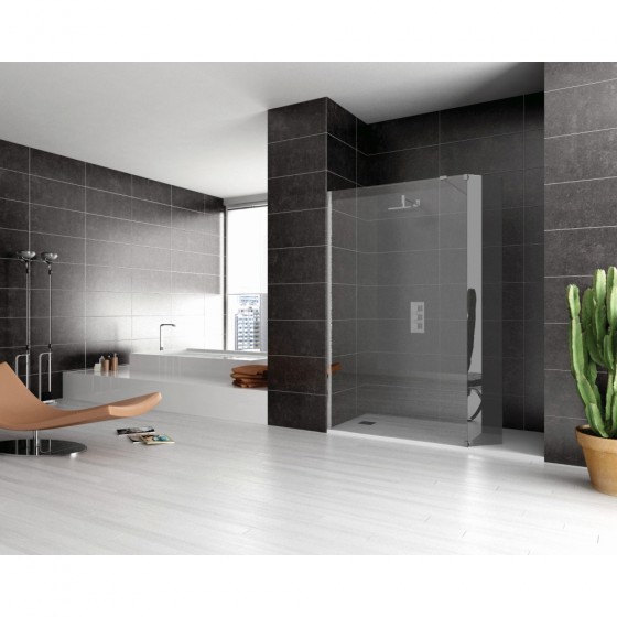 Finesse Two - Corner Wall/End Panel - 8mm Glass 700x2000