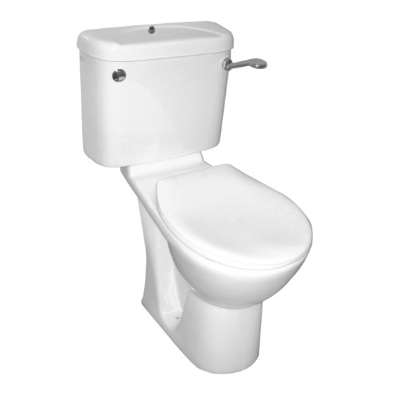 Modern Comfort Height Close Coupled Toilet Pan
