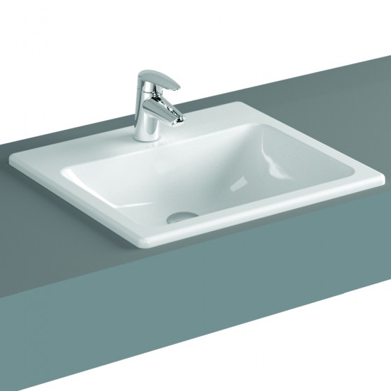 Embrace Rectangular Counterop Basin - 1 Tap Hole 500