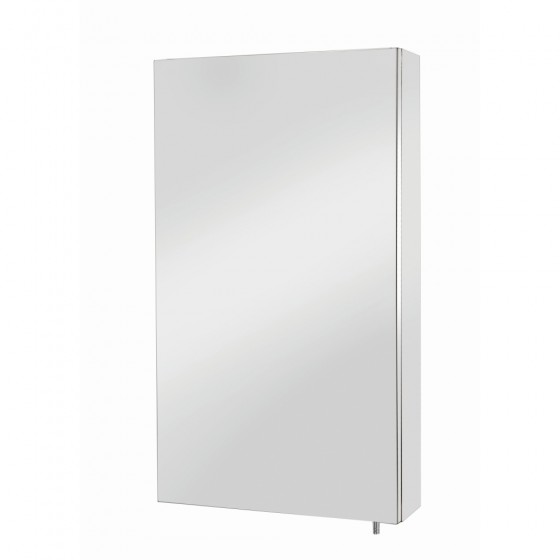 Anton Single Door Mirrored Cabinet