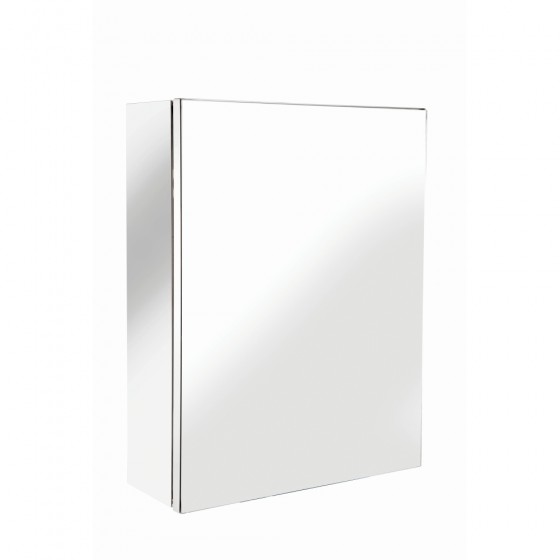 Avon Single Door Mirrored Cabinet 400x300mm