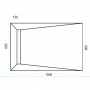 Premier Linear Shower Deck  1401 - 1500mm  for ; Finish -