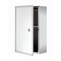 Trent Lockable Single Door Mirrored Cabinet