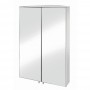 Avisio Corner Double Door Mirrored Cabinet