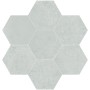 Utopia Hex Silver Porcelain Wall and Floor Tile 150x170mm