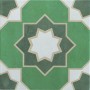 Patterned --and-- Statement Green Medium Format 260x410 - 595x595 Porcelain for Wall/Floor; Finish - Matt