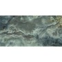 Marble Effect Black/Dark Grey Large Format Over 600x600 Porcelain for Wall/Floor; Finish - Gloss/Polished